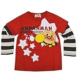 アンパンマン 長袖Tシャツ フェイクレイヤードタイプ 男の子 女の子 ANPANMAN 春物 fo-oa3586 95cm レッド