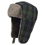 (トレスパス) Trespass キッズ・子供用 Louie トラッパーハット ボンバーハット 帽子 冬 防寒 男の子 (5/7歳) (フリントチェック)