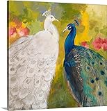 ロビンMariaプレミアムシックラップキャンバス壁アート印刷題名ロイヤルPlumes 36" x 36" 2332355_24_36x36_none