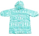 レインコート　女の子　レースボーダー　プチアンジェリーナ（Petit Angelina） (100, グリーン)