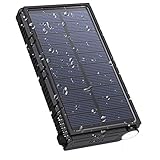 YANSAKER シュッとしたきっちり ソーラー充電式モバイルバッテリー 12000mAh IP66 丸洗い 防埃 落下に耐える 双方向2.