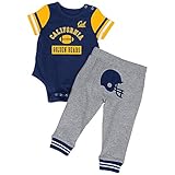 幼児Cal Berkeley Golden Bears Onesieとパンツセット（チームカラー）
