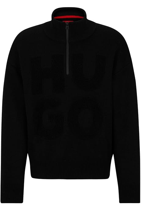 BOSS】美品 モノグラムディテール ジップアップ スウェット