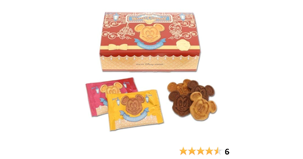 Amazon Co Jp ミッキーマウス ワッフルクッキー お菓子 ディズニー グッズ お土産 東京ディズニーリゾート限定 食品 飲料 お酒