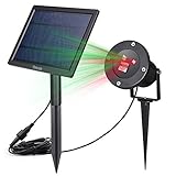 Star Projector,Homecube Outdoor Star Laser Light Solar Garden Lights,Tree Lights,Landscape Lights, L