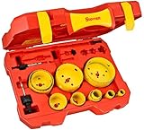 Starrett KDP11041-N 15 Piece Fastcut Bi-Metal Electricians Hole Saw Kit by Starrett