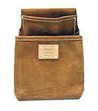 Heritage Leather 483SP 2-Pocket Professional Split Leather Drywall Pouch [並行輸入品]