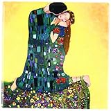 3drose CT _ 119255 _ 1画像Gustav Klimt The Kiss II画のセラミックタイル、4 "