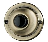 broan-nutoneアンティーク真鍮Unlitドアベルスイッチ – サーフェスマウント – 10 V TO 16 V – メタルボディ – プッシュボタンDoorbell – rc850