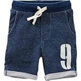 OSHKOSH(オシュコシュ) フレンチテリーバーシティショーツ ネイビー ボトムスショートパンツ 18ヶ月【並行輸入】
