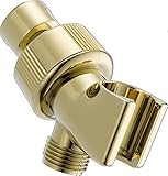 Delta Faucet U3401-PB-PK Universal Showering Components Adjustable Shower Arm Mount, Polished Brass 