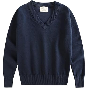 極美品 セリーヌ Ｖネック ウール スクールセーター 44 レディース ネイビー セリーヌ CELINE ニット セーター トリオンフ ボクシー クルー