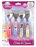 Princesses Stainless Steel Fork & Spoon Set (Discontinued by Manufacturer) by Disney [並行輸入品]