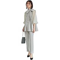 Amazon | [ルイ ルエ ブティック] オーガンジー スリーブ タック