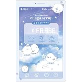 クーリア エナガシロップ スマホ風おこづかい帳 001309 しまえなが シマエナガ 小鳥
