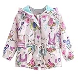 Plus Nao(プラスナオ) ウインドブレーカー 子供服 キッズ ジュニア ベビー アウター コート 女の子 子供 子ども 長袖 フード付き ジップア - XXL