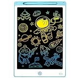 お絵かきボード お絵かきおもちゃ 電子パッド デジタルメモ 電子メモパッド 電子おえかきパッド ロック機能搭載 誕生日 子供知育玩具 電池交換可能 クリスマス プレゼント 人気 (10インチ, 青い)