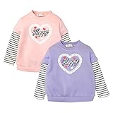 (パープル/95cm)ベビー服 女の子 トレーナー ロゴプリント 裏起毛 袖切替 女児 ベビー