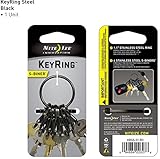 NiteIze キーリングスチール ブラック NI02627-6337 【7835183】