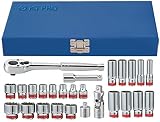 KT Pro Tools A3005SR 3/8" Drive Socket Set [並行輸入品]