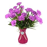 mioim 造花 枯れない花 誕生日 母の日 母の日ギフト 最適のプレゼント (パープル)