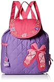 Stephen Joseph Little Girls Quilted Backpack, Ballet Shoes, One Size [並行輸入品]