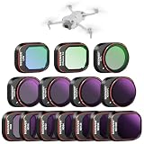 NEEWER ND&CPL&LPR&効果フィルターセット DJI Mini 4 Pro用 14枚 ND8 ND16 ND32 ND64 ND128 ND256 ND1000 ND8/PL ND16/PL ND32/PL ND64/PL CPL LPR ブラック拡散1/4フィルター 光害軽減 減光 特殊効果 FL-B05