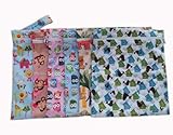 Dovewill 可愛い　マザーズバッグ　おむつバッグ　防水　ジッパー　フクロウ柄　収納　2個入り