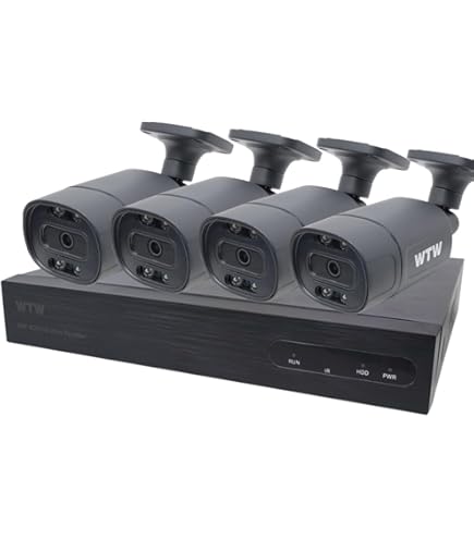 Amazon.co.jp: WTW 塚本無線 500万画素XPoE4台セット バレット型