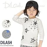 (ディラッシュ) DILASH７分袖星プリントＴシャツ/春 七分袖 ロンＴ 130 グレー