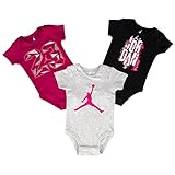 （ナイキ） NIKE （ジョーダン）JORDAN 6-9MO Sport FuchsiaGrey HeatherBlack 3 スリー piece creeper 赤ちゃん ベビー 幼児 set セッ