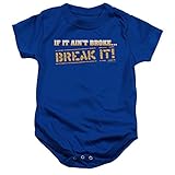 Trevco ATY282-SS-1 Break It-Infant Snapsuit, Royal Blue - Small 6 Mos