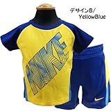 NIKE ナイキ ベビー Tシャツ カットソー ショートパンツ トレーニングウエア 上下セット - デザインB/12M＝75～80cm