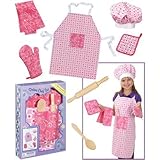 Deluxe Chef Set: Apron, Chef Hat, Utensils, Hot Pad [並行輸入品]