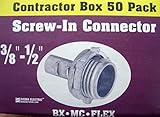 Sigma FLEX 3/8-Inch Screw-In Connector - 50 pack [並行輸入品]