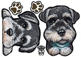 petchan シュナウザー24 シール 犬ステッカー