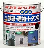 ニッペ 油性 鉄部・建物・トタン用 3.2L なす紺