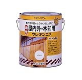 サンデーペイント 油性屋外木部用ウレタンニス 1.6L トウメイ