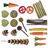 ハムスター咀嚼おもちゃ天然草パイ臼歯運動チンチラ用品咀嚼スティック研削スティック用小型ペットのおもちゃ