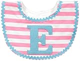 Mud Pie Baby-Girls Newborn E Girl Initial Bib, Pink, One Size by Mud Pie