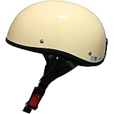 POWER7 ダックテールヘルメット フリーサイズ 排気量125cc以下対応 ヘルメット レディース メンズ ハーフキャップ ヘルメット [P7-700] (アイボリー)