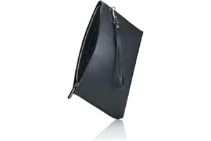 [NEESE] 大人の万能クラッチ【冠婚葬祭・カジュアル兼用】 クラッチバッグ 選べる4デザイン 4つの小物ポケット A5・8.3インチタブレット対応 結婚式 冠婚葬祭 パーティ PUレザー フォーマル セカンドバッグ