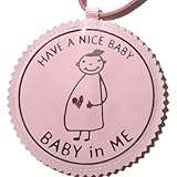 マタニティマークBABY in ME（ベイビーインミー）バッグチャーム ピンク