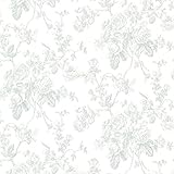 Beacon House 2668-21500 Louisa Rose Trail Wallpaper, Teal [並行輸入品]