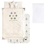 【セット買い】ソレイアード ラ・ボン・エトワール+モン・ヌヌース 6重ガーゼケット(ブラウン) クリーンくるマット たまご掛けお布団セット