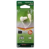 モノラルイヤホン TVΦ3.5 3m 白 EAR-1202
