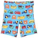 ミキハウス ホットビスケッツ(MIKIHOUSE HOT BISCUITS) 働く車☆ビーンズくん水着 90cm ブルー 72-7102-959