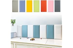 KASABULAC 壁クッション ベビー 壁紙 ウォールクッション 子供用 壁マット 安全マット コーナークッション 防音 断熱 防カビ 壁飾り 幼稚園 保育園 ホワイト