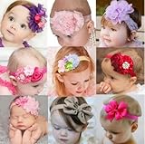 キッズ/ベビーファッション 欧米風 ヘアアクセサリー ヘアバンド 5# 【10点】