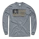 Vanderbilt Commodores " Distressed Flag "長袖Tシャツ – グラファイト L